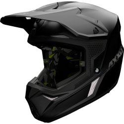 Crosshjälm moped/MC Axxis Wolf Mattsvart