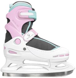 ZOLO justerbar skridsko rosa flick white