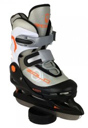 ZOLO skridsko justerbar svart orange 30-33