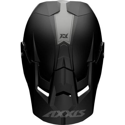 Zoom bild av Crosshjälm moped/MC Axxis Wolf Mattsvart