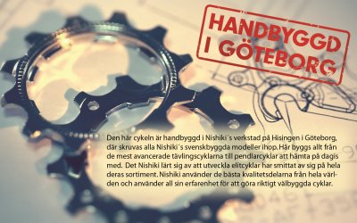 Zoom bild av Handbyggda cyklar i göteborg