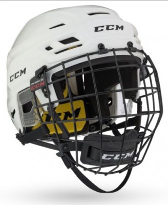 CCM Helmet hjälm HT210C TAC SR Combo vit White
