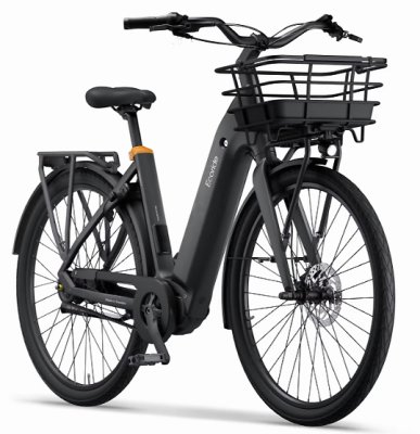 Zoom bild av Ecoride Ambassador Gen4 Mitt-Remdrift-Fotbroms svart