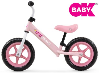 Zoom bild av OkBaby Balanscykel Rosa Princess