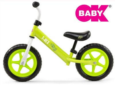 Zoom bild av OkBaby Balanscykel T-Rex Grön